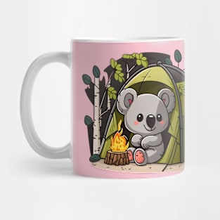 Koala camping into the wild Mug